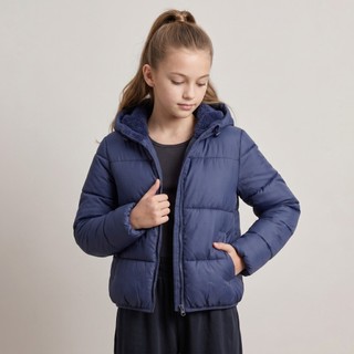 Jaqueta Infantil Feminina Bobojaco Casaco Frio Puffer Zíper