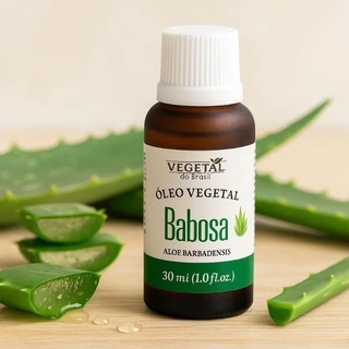 Óleo Vegetal de BABOSA 30ml – Vegetal do Brasil Nutrição Capilar e Hidratante Natural