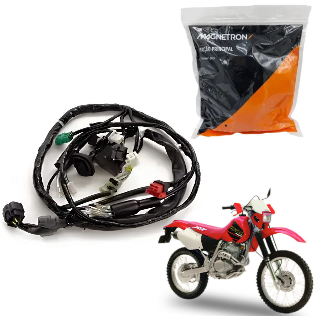CHICOTE DE FIAÇÃO PRINCIPAL MAGNETRON HONDA XR 250 TORNADO 250 2001 2002
