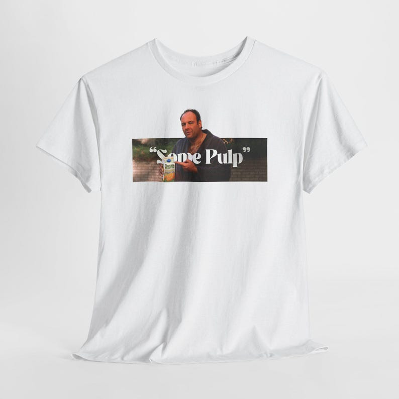 Camiseta Masculina Feminina Oversized Estampa Sopranos Tony Soprano Some Pulp, Camiseta Streetwear Unissex Algodão