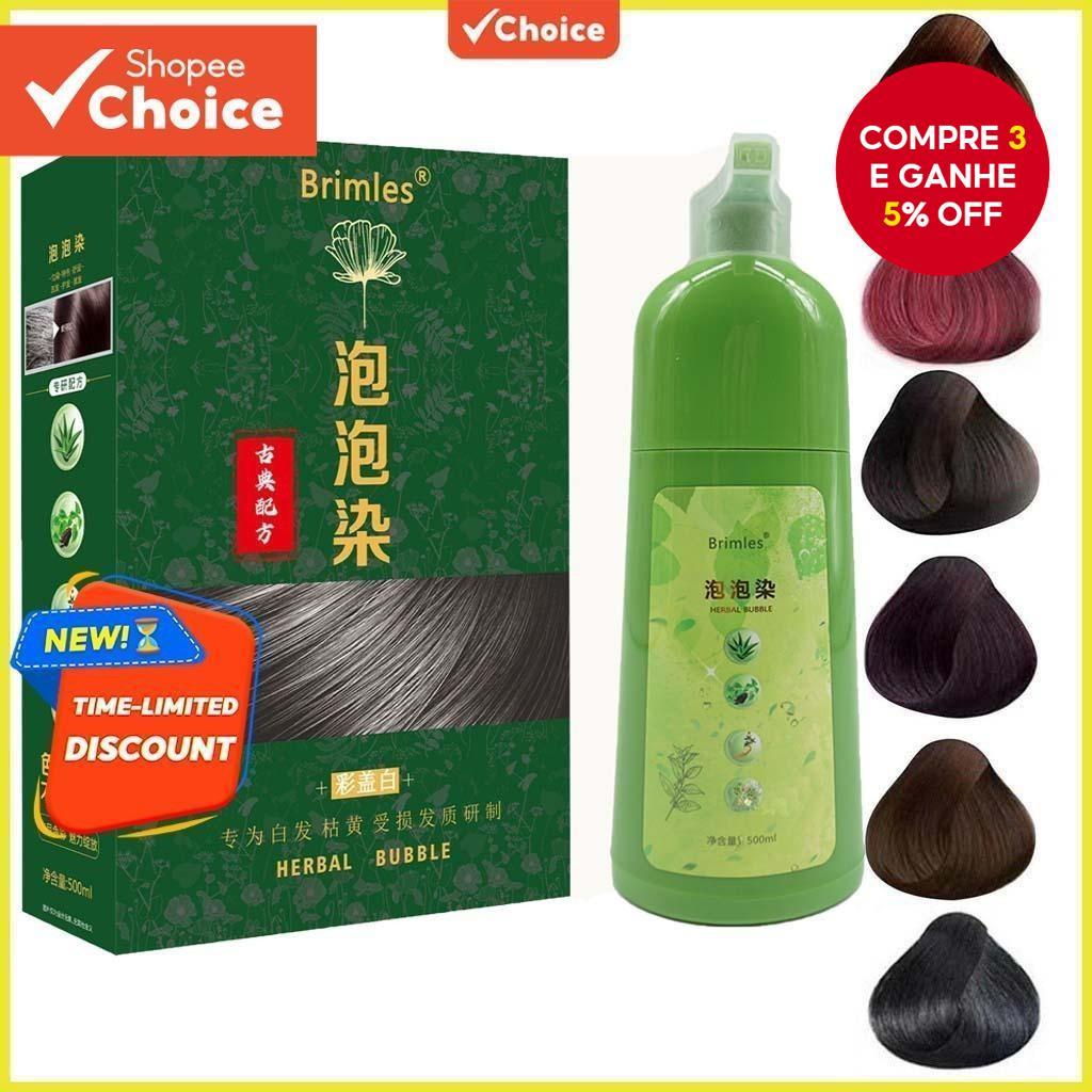 Shampoo De Cor De Cabelo À Base De Ervas 3 Em 1 Condicionador Com Essência Vegetal Para Tintura