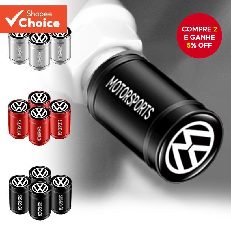 4 Tampas De Válvula Cilíndricas Dos Pces-Capas Da Haste Roda À Prova De Vazamento Para VW Jetta , Golf , Passat