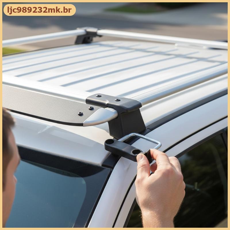 [MYBR] Braçadeiras De Parafuso Em U Para Caixa De Teto Durável Kit De Montagem De Ajuste Universal Porta-Bagagens De Car