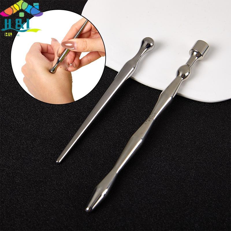 H & L 1Pc Caneta De Acupuntura Manual De Aço Inoxidável Massageador De Ponto De Gatilho Ferramenta De Massagem De Tecido