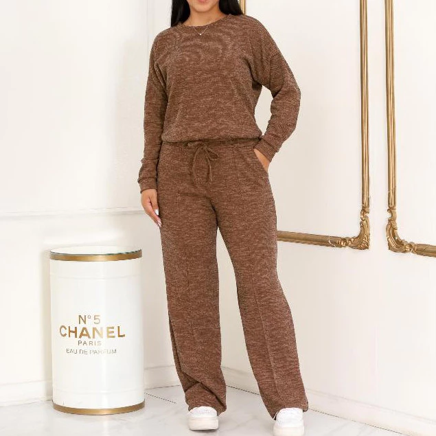 Conjunto Femenino Ribi Lanzinha 2 Peças Blusa e Pantalona — imagem 1