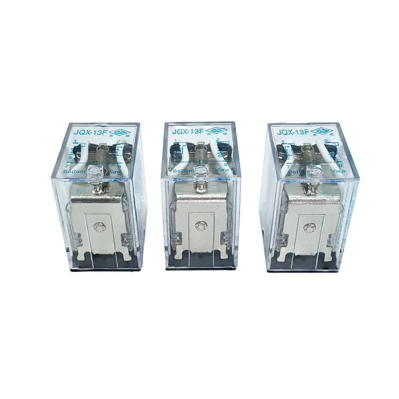 1 PCS Relé Dianteiro JQX-13F-12V 24 JQX-13F-AC220 Dois Conjuntos de Conversão 10A 8PIN