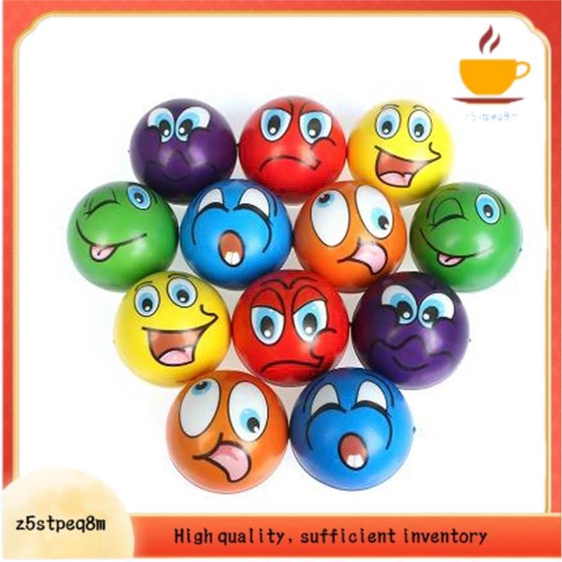 12 Pçs Expressão Careta Sorriso Rosto Squeeze Bola Alívio Do Estresse Anti Brinquedos Para Meninos Crianças