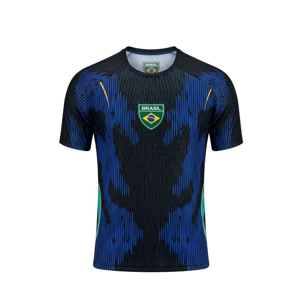 Camisa Seleção Brasileira Brasil Copa 2026 Camiseta Dry-Fit Futebol Esporte Torcedor Mundial Treino