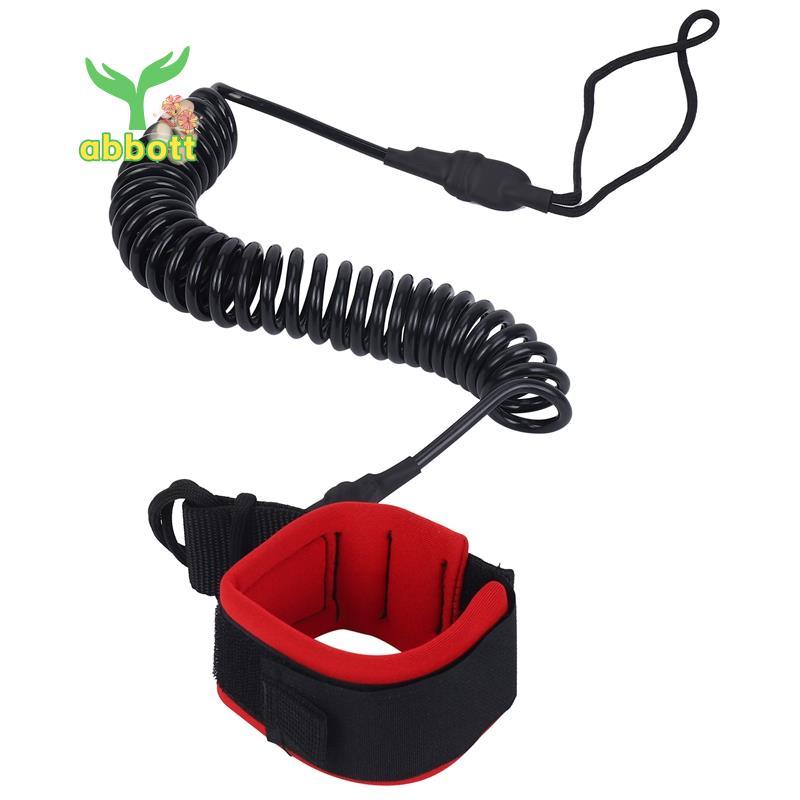 [Quick A] 10.6 Pés Trela De Tornozelo Surf Enrolado Stand Up Paddle Board Preto Tpu Pé Perna Corda Prancha Jangada Traçã