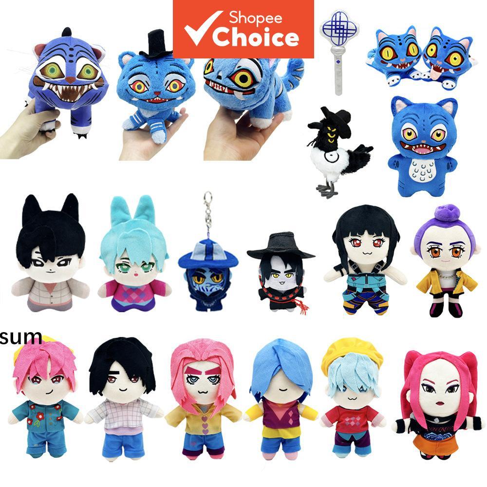 Adorável Pelúcia de Tigre Temática de Jogo, Boneco Colecionável Caçador de Demônios 12-30cm