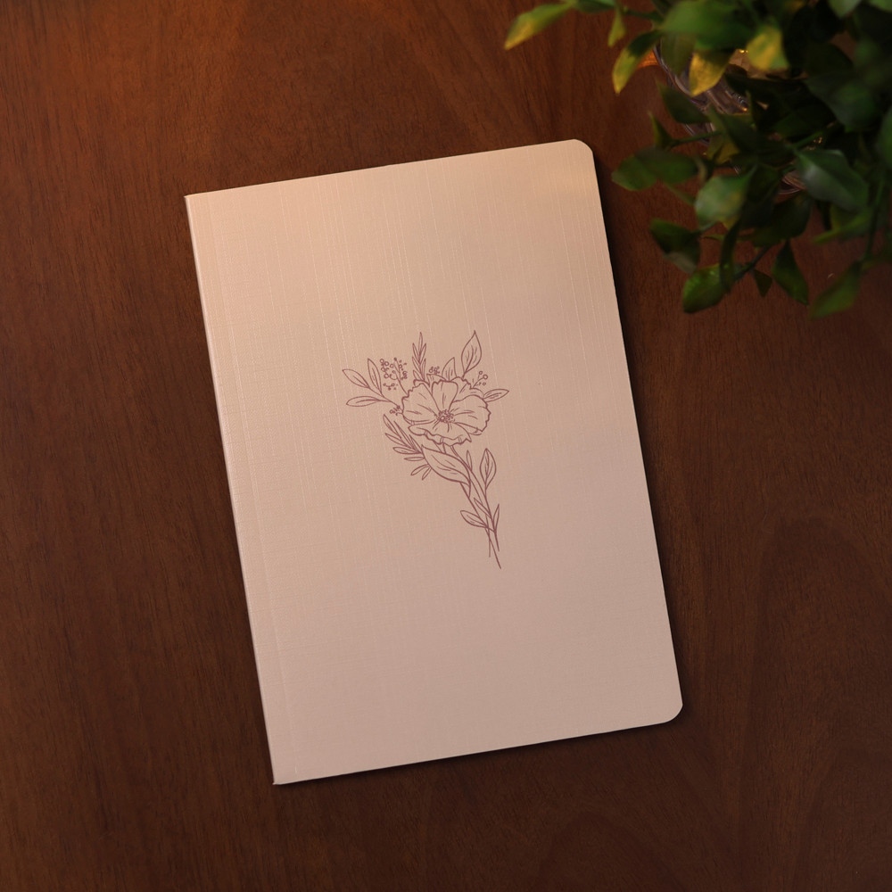 Livro Bloco de Anotações Flor | Capa Brochura · foto 2