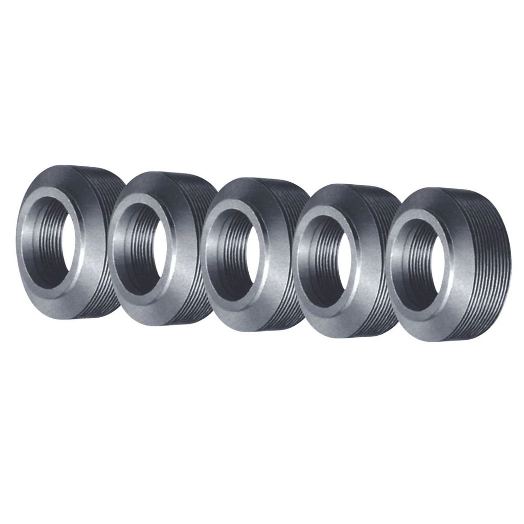 Kit 5 Buchas Eletroduto Redução Alumínio 1PolX1/2 Bsp Wetzel
