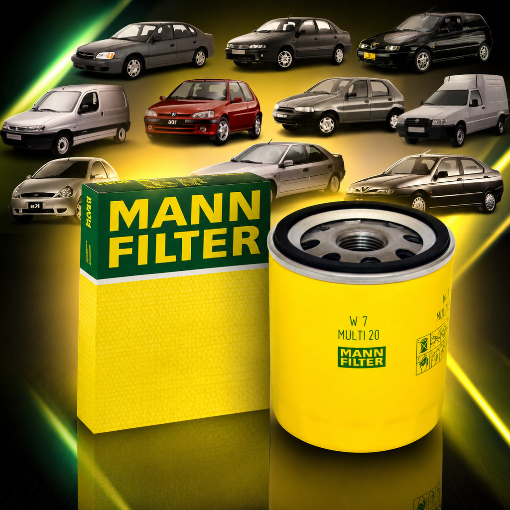 Filtro Óleo Lubrificante Fiat Marea / Uno / Strada / Tipo - Peugeot 106 / 206 / 306 / 307 / 406 / 407 / Partner