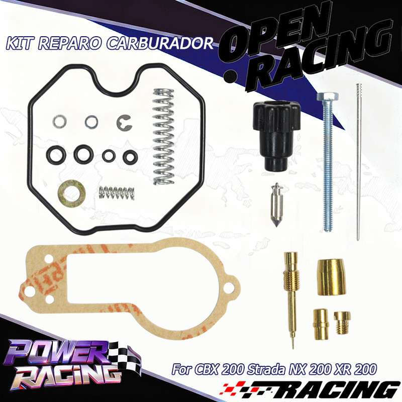 Kit Reparo Carburador com Giclê, Agulha e Junta Para CBX 200 Strada NX 200 XR 200 Alta Qualidade e Encaixe Exato