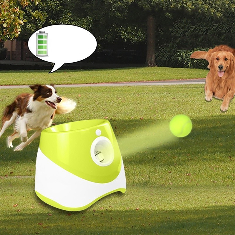 Lançador automático de bolas para animais de estimação, lançador de bolas para cães, brinquedo para cães, brinquedo para
