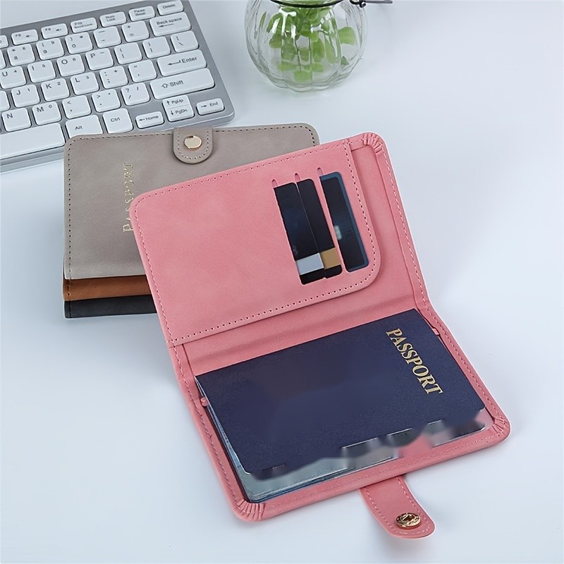 Protetor De Passaporte Multifuncional , Porta-Documentos Conveniente Multicartão