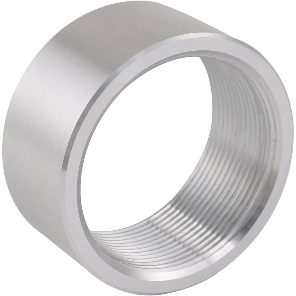 2 Inch NPT Female Thread Aluminum Weld On Pipe Fitting Bung 2" NPT Female Weld On Bung Fitting