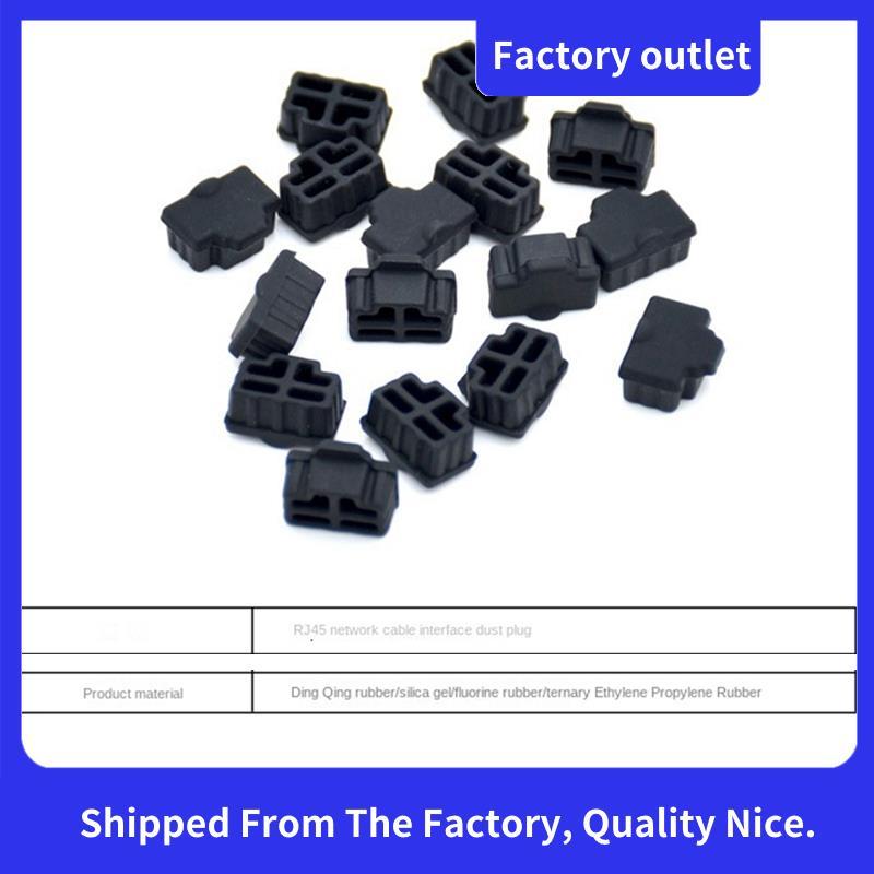 30 Peças Rj45 Silicone Poeira Plug Capa Roteador Interruptor Interface Cabo De Rede Computador Tampa