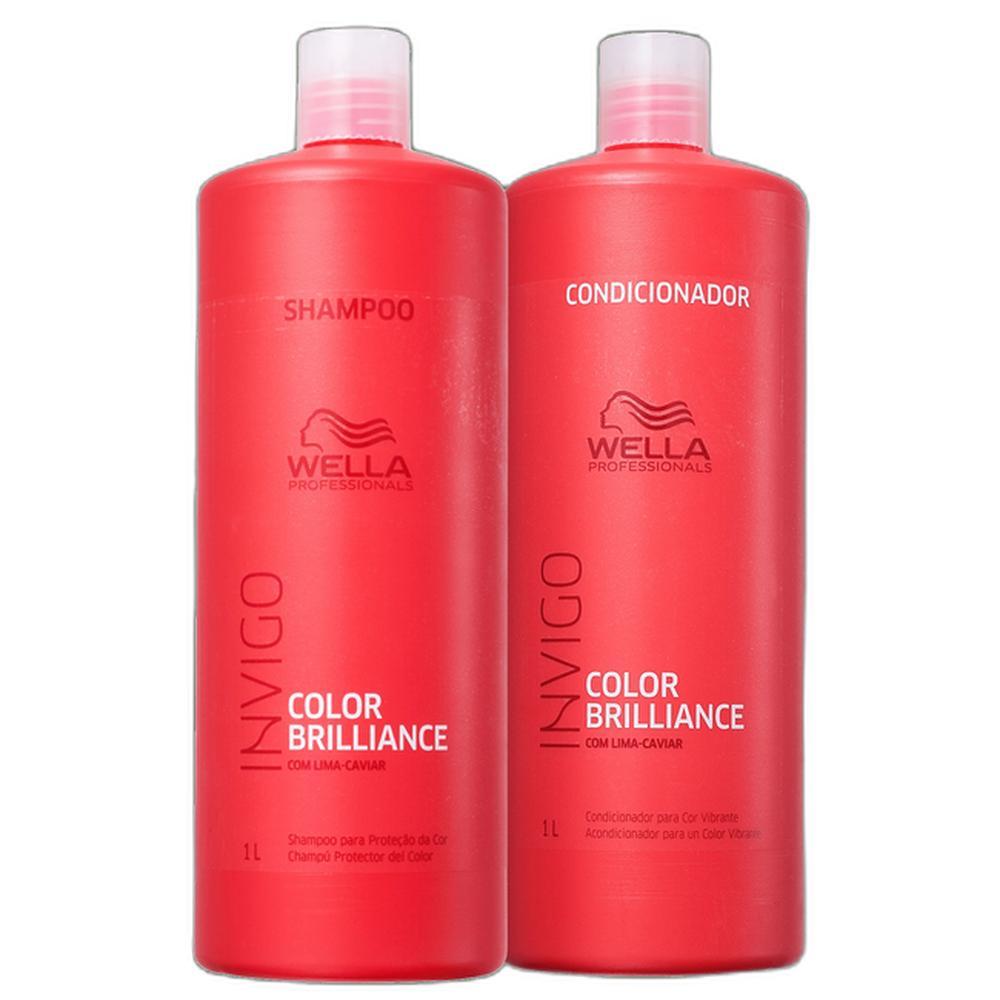 Kit Wella Invigo Color Brillaince Salon Duo (2 Produtos) BLZ