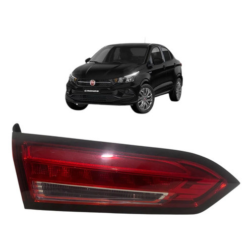 Lanterna Esquerda Led Tampa Mala Fiat Cronos 2020 14718041 Esquerdo/motorista Vermelho
