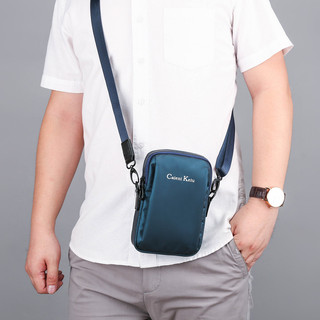 Bolsa mensageiro masculina à prova d'água, Casual, simples, bolsa de ombro, para celular, esportes, roupa de rua, Mini b