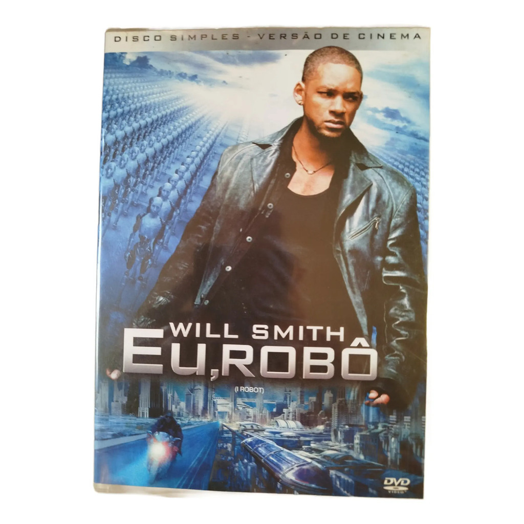 DVD Filme Eu, Robô 2004 Will Smith Alex Proyas