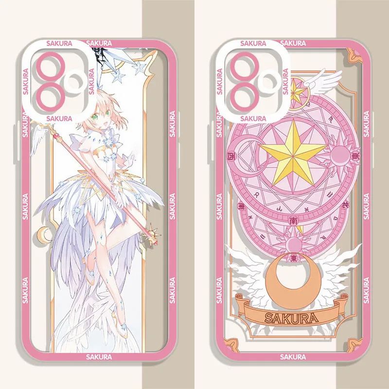 Capa De Celular Para Samsung Galaxy A57 A17 A56 A36 A26 A55 A16 A15 A07 A06 A54 A53 Telefone Anime Cardcaptor Sakura Pad