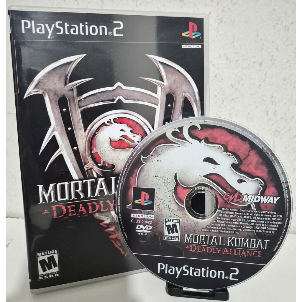 Mortal Kombat Deadly Alliance para PS2 - Mídia Física