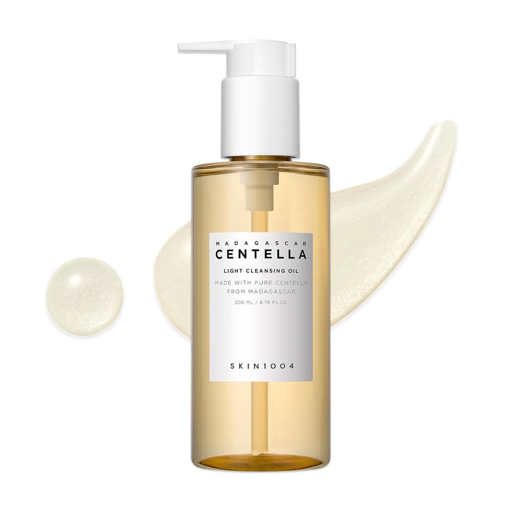 SKIN1004 Óleo de Limpeza Leve de Centella de Madagascar 6.76 fl.oz, 200ml |   Limpador Facial Suave à Base de Óleo, Limp