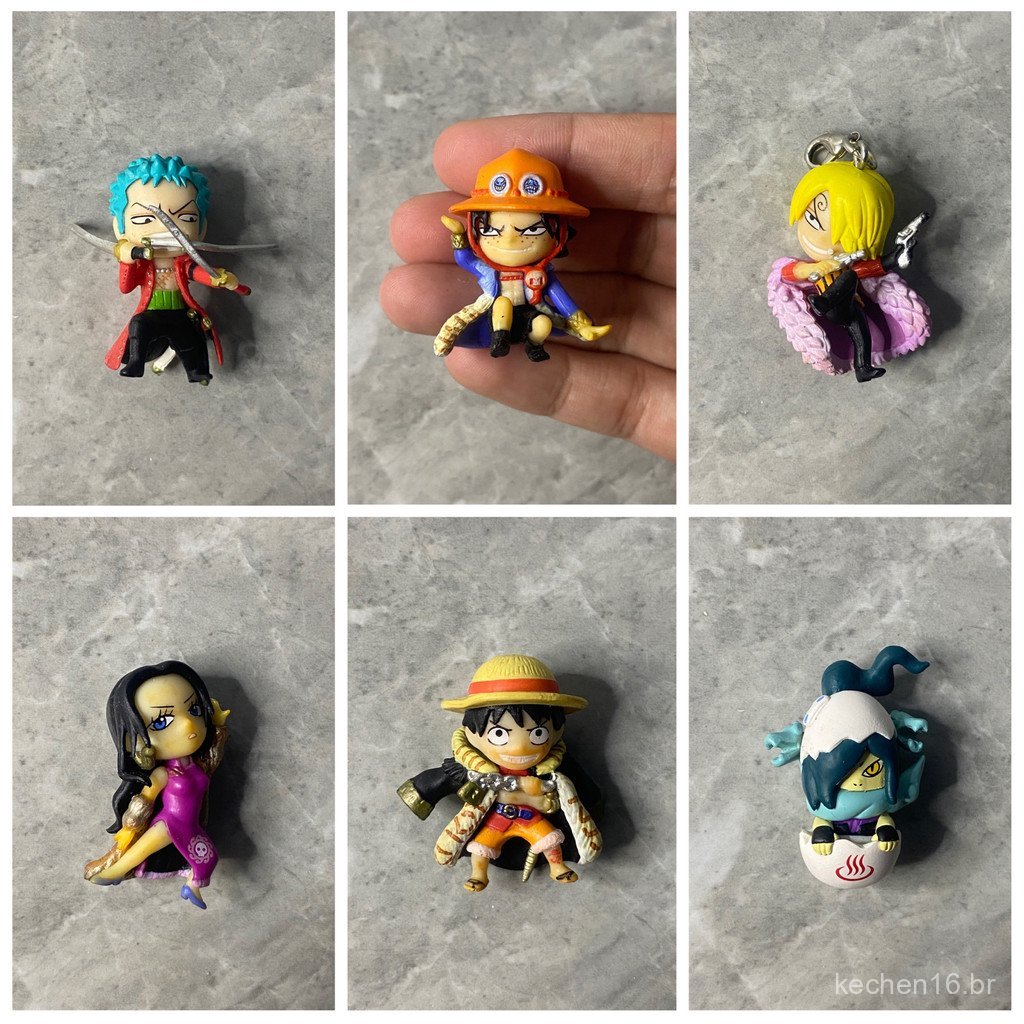 Novos produtos soltos: One Piece Luffy, Zoro, Sanji, Boa Hancock, Ace, relógio de monstro, chaveiro Ouroboros modelo 3IU