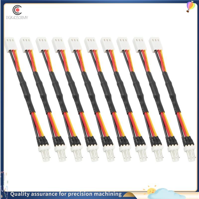 [hukou33] 10 Pcs 3PIN Reduzir A Velocidade Do Ventilador PC Cabo Resistor De Extensão De Ruído Fio 3 Pinos Macho Para Fê
