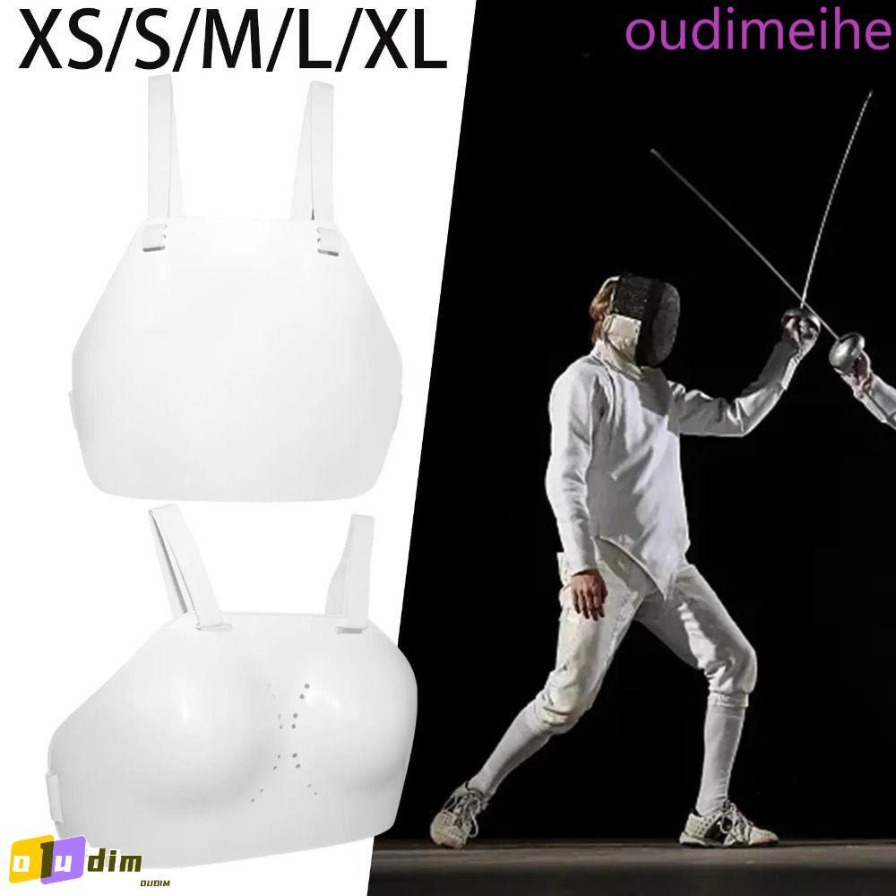 Protetor De Peito De Esgrima OUDIMEIHE , Protetores Proteção XS-XL , Equipamento Colete De Corpo Branco