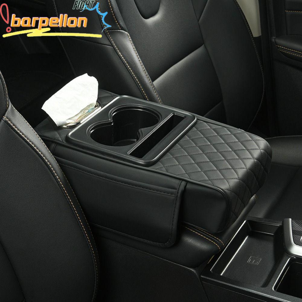 Almofada De Apoio De Braço BARPELLON , Couro PU Com Suporte De Copo , Caixa De Tecido , Console Central , Multifuncional