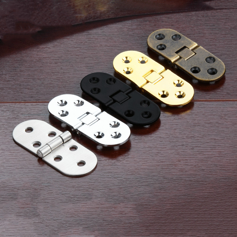 4 Pçs/set Dobrável Acessório De Mesa Para Máquina Costura Ferragem Aleta Dobradiça Liga Zinco 80x30mm Gaveta Porta Armár