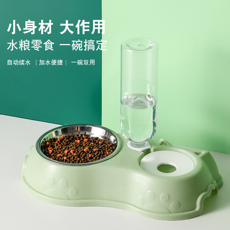Tigela para gatos e gatos Tigela para cães Tigela para cães Tigela dupla Alimentador automático Alimentador de água Tige