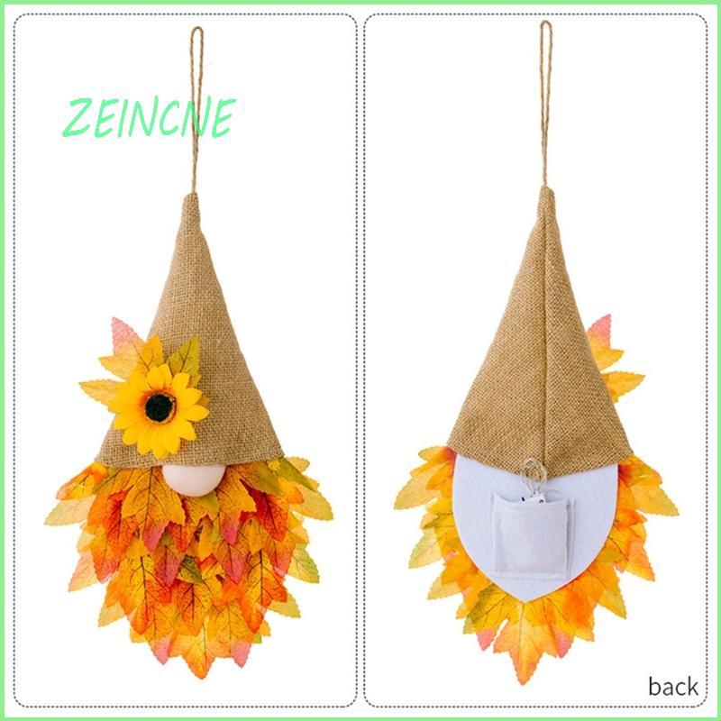 ZEIN Ação Graças Gnomo Pendurado Decorativo Janela Fazenda