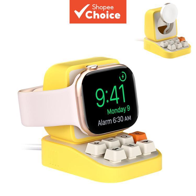 XDcase para Apple Watch - Suporte de carregamento com design de máquina de escrever