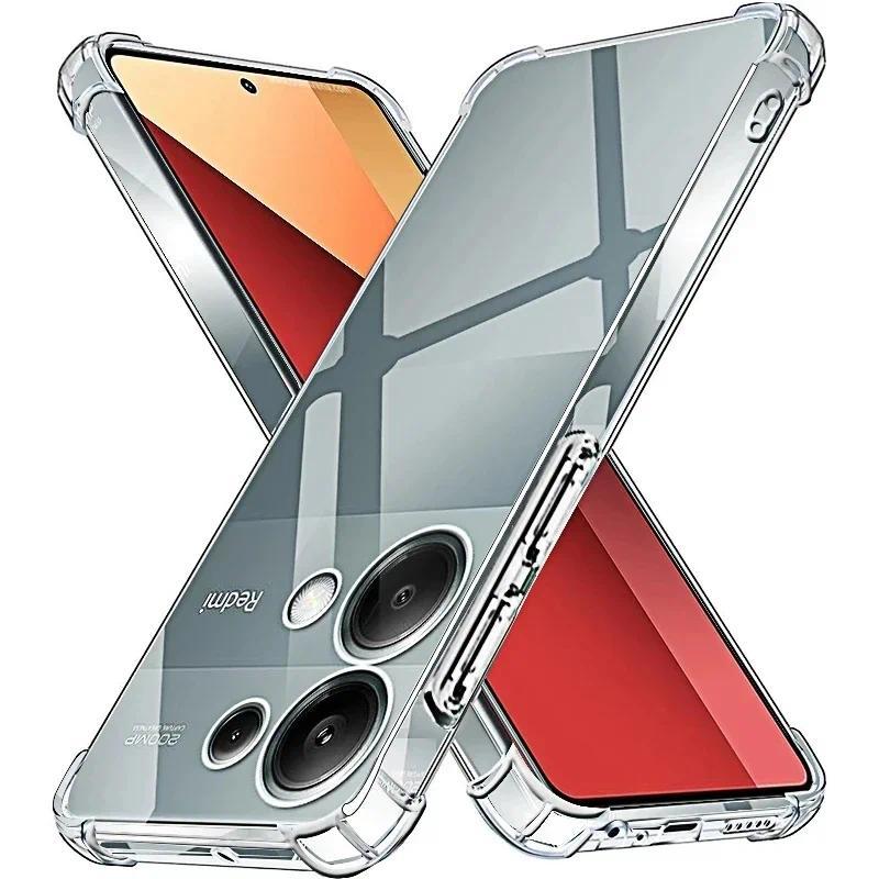 Capa Macia De Silicone Transparente À Prova De Choque Para Jogos Xioami Redmi K90 Pro Max K80 K70 K70E K60E K60 Ultra K5