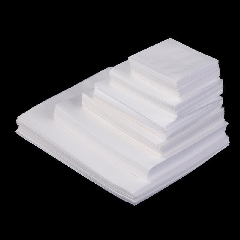 Ouro 100 Pces Saco De Chá Descartável Papel De Filtro De Vedação Térmica Para Erva Saquinhos Soltos Multi Tamanho Vazio