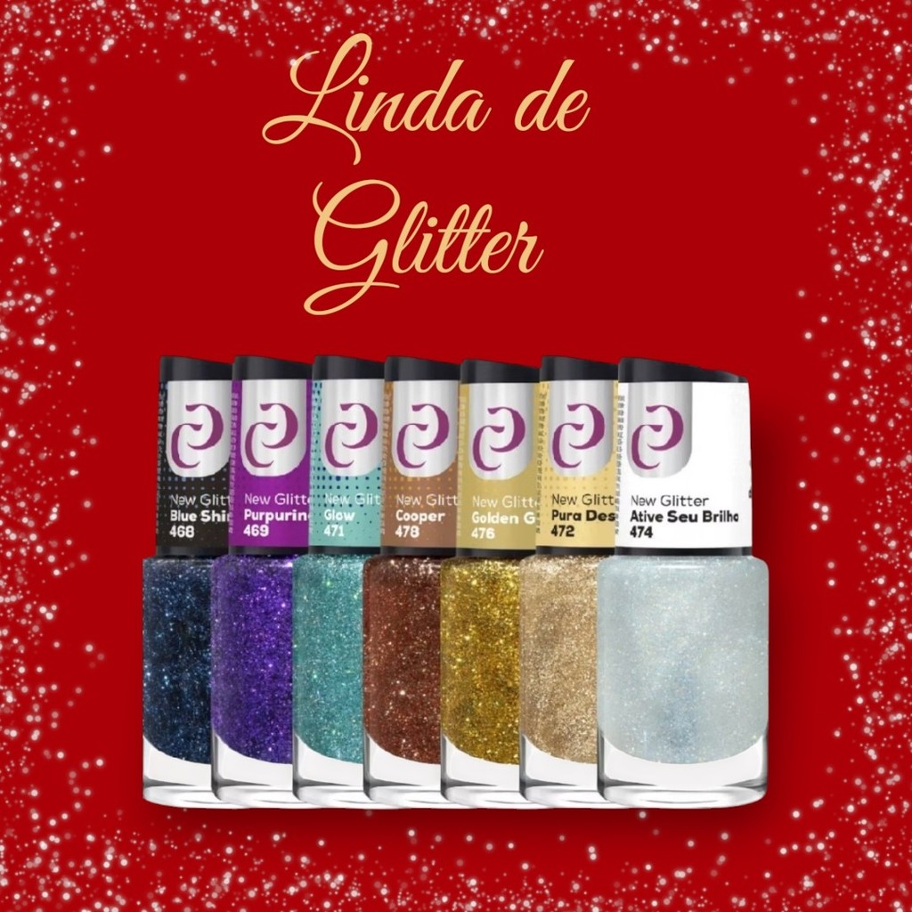 Coleção Linda de Glitter 10mL Mais Vendidos