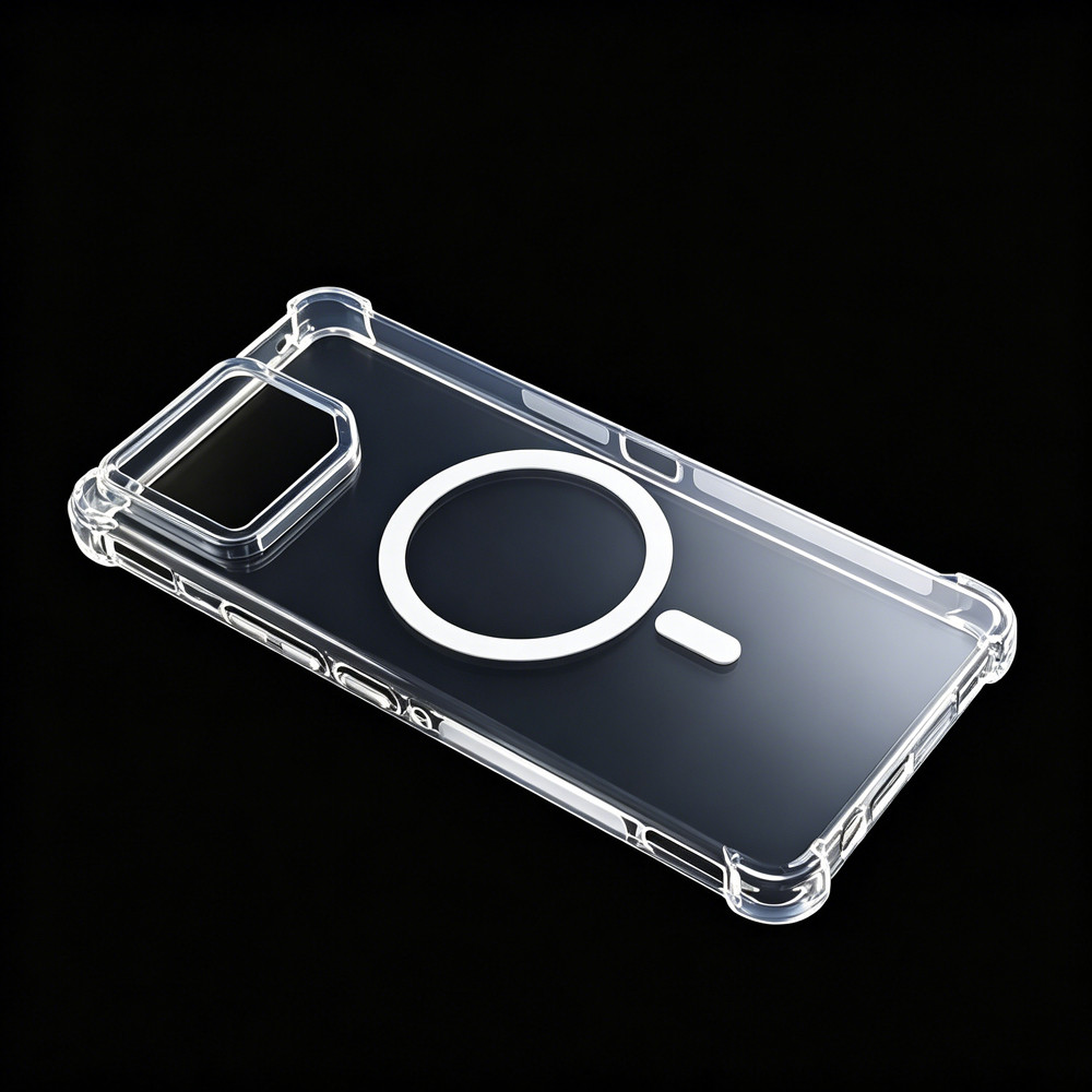 Capa Magnética Cristalina Para Asus ROGPhone ROG Phone 9 8 7 ROG9 ROG8 Pro FE Ultimate 5G Transparente Soft TPU Anti-Ris