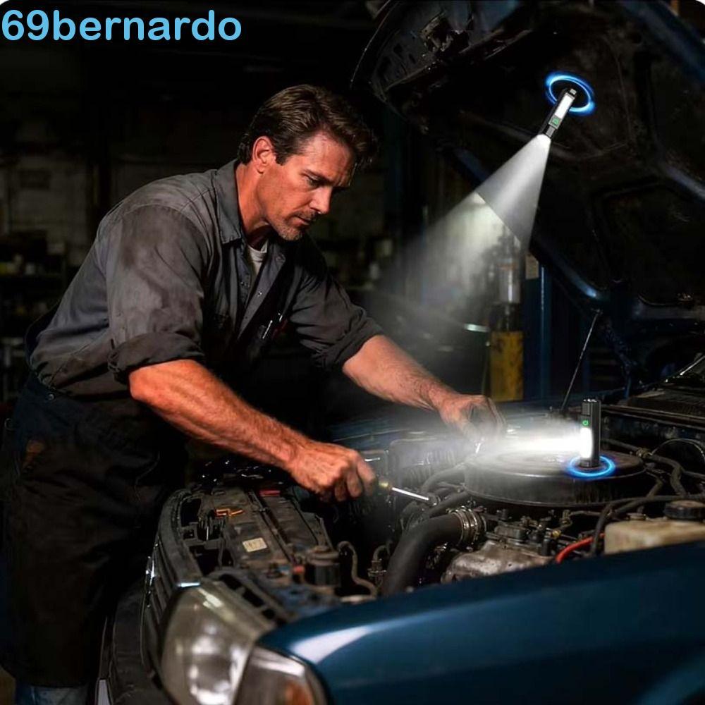 Lanterna LED Portátil BERNARDO , Mini Lâmpada De Acampamento Inferior , Iluminação De Emergência Com Luz Lateral