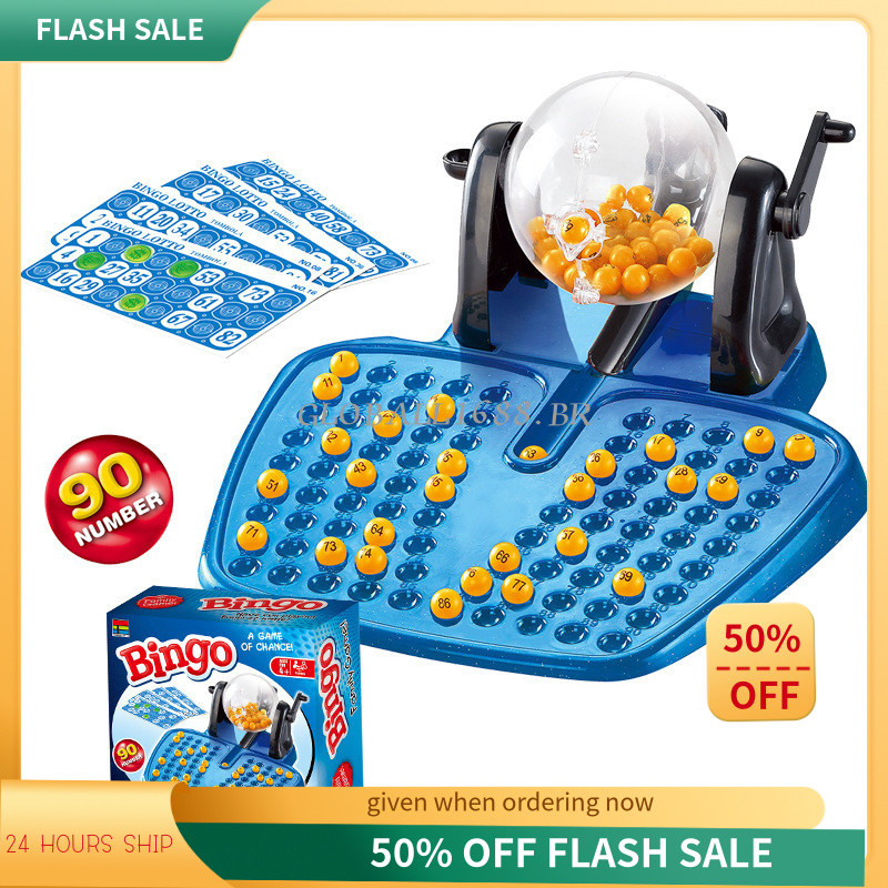 {PRONTO ESTOQUE} Brinquedo BinGo!Máquina de loteria jogo de Bingo com manivela manual jogo da sorte crianças simulação j