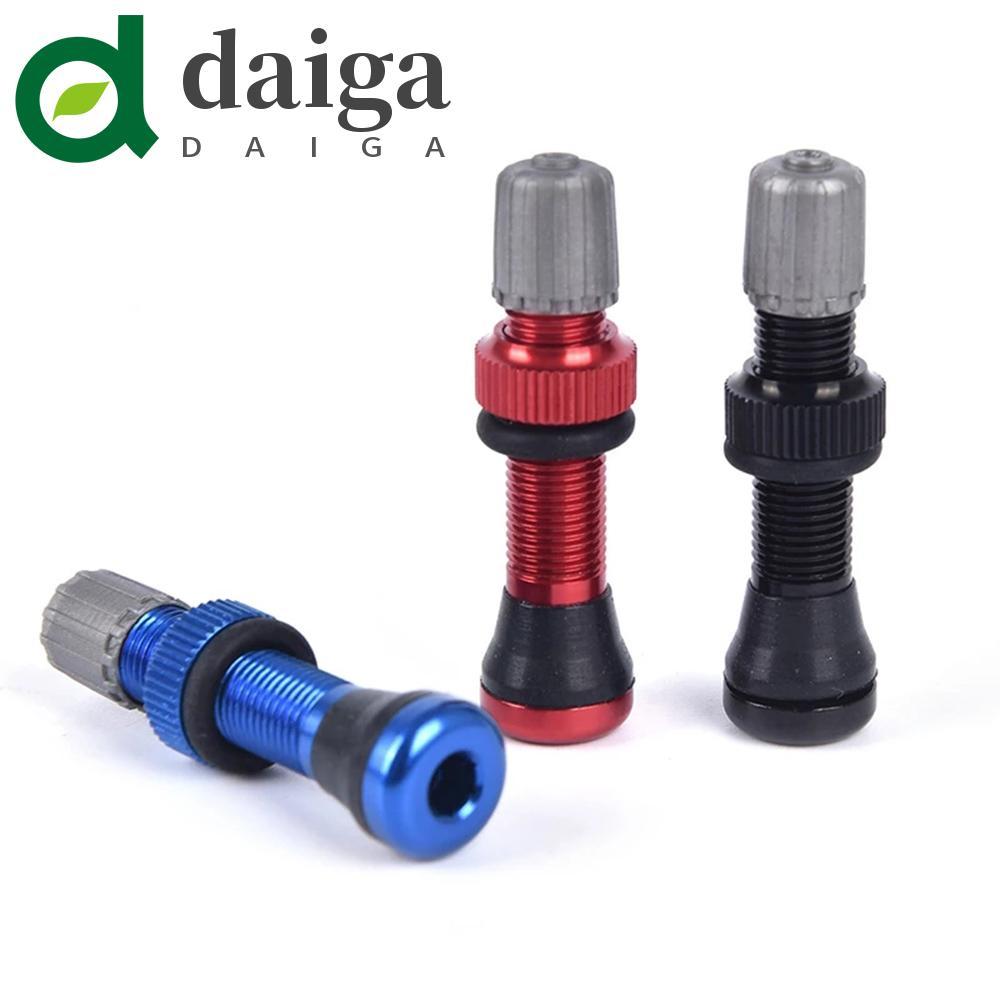 DAIGA Válvulas De Pneu Sem Câmara De Ar , Selante De Bicicleta De Estrada , Roda De Aro , 40mm , Bico De Vácuo De Liga D