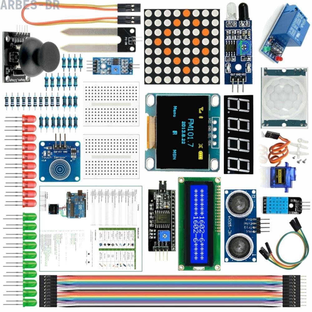 [Clearance]For Arduino Kit 328 Equipment Nano R3 Starter V3.0 85pcs Mega Supplies UNO[ARBES]