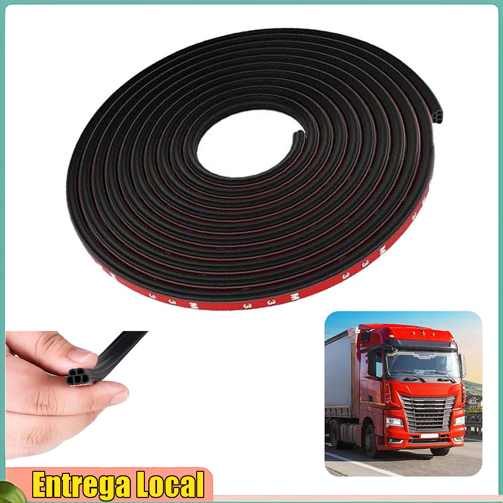 Tira de vedação Universal para automóveis em forma de L de cinco furos (10 mm x 10 m) com Material de borracha EPDM ades