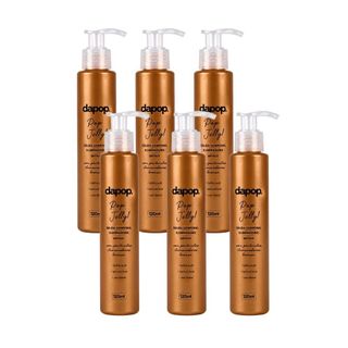 Kit 6 Dapop 120ml Geleia Corporal Iluminadora Bronze