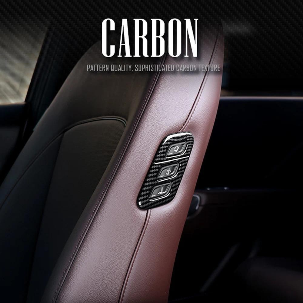 Botão De Ajuste Do Assento De Carro Capa Interior Interruptor Protetor Para Hyundai IONIQ 6 Grandeur Azera Palisade Kona