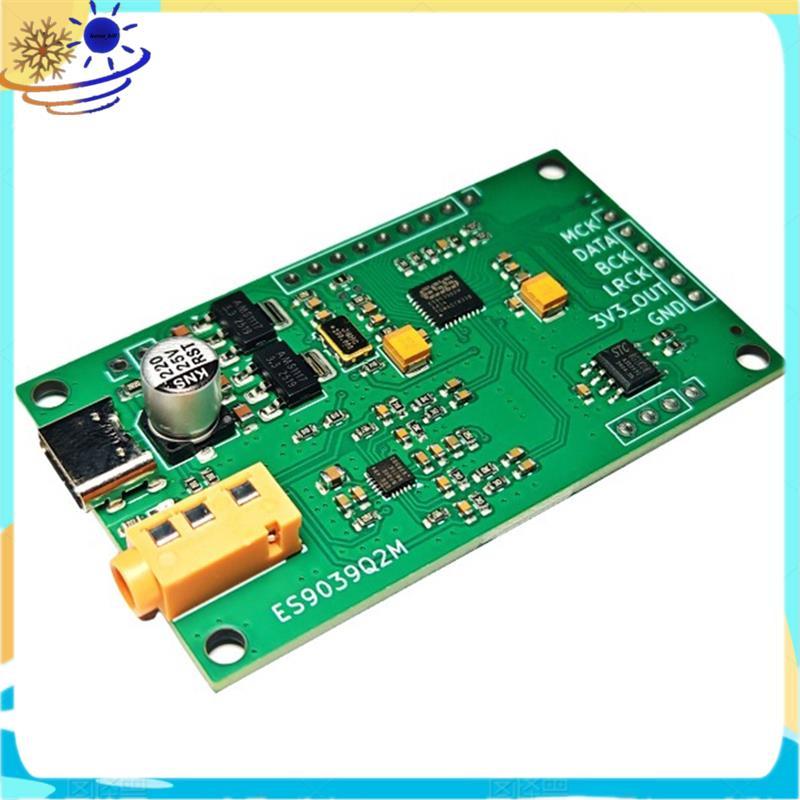 [Le's Shop] Novo ES9039Q2M I2S DSD Placa De Decodificação De Entrada De Áudio Digital ES9601K Módulo AMP De Fone De Ouvi