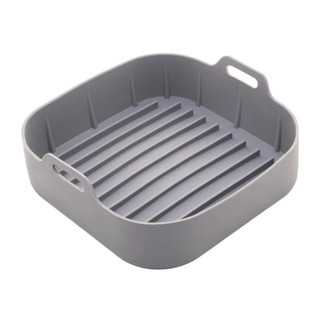 Forma De Silicone Para Air Fryer Quadrada 20x7cm Lyor Reutilizável Forma Silicone Antiaderente
